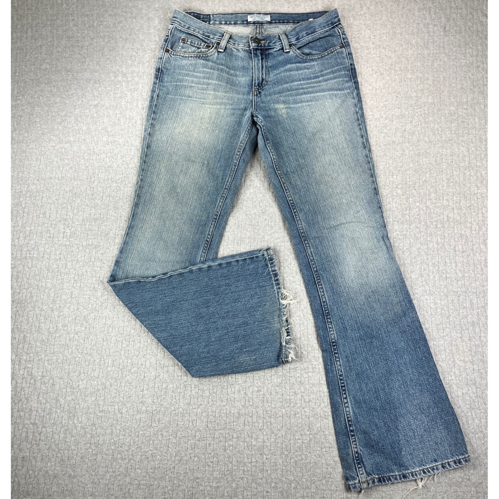 vintage American Eagle Bootcut Jeans Women 6/31X31 Blue medium wash Low Rise